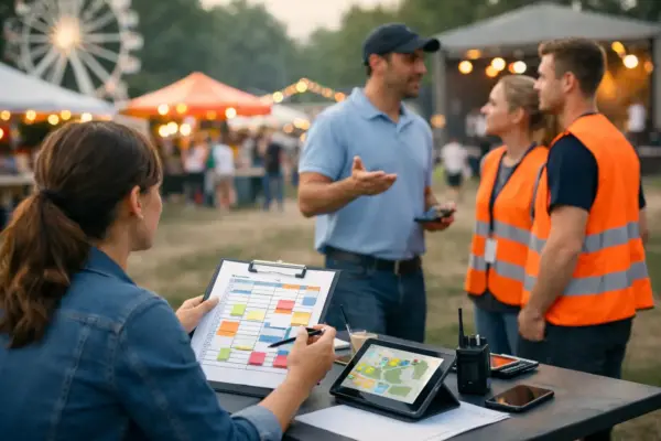 Helfer fürs Stadtfest koordinieren ohne Chaos