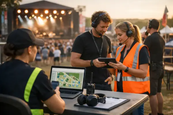 Festival Crew Management Software im Einsatz