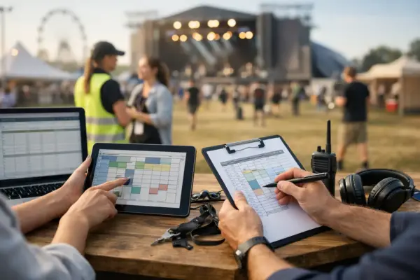 Personalplanung fürs Festival im Griff