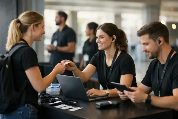 Wie funktioniert Crew Check-In bei Events?